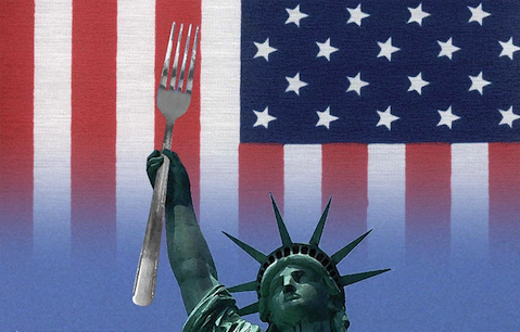 "Wbij widelec......"